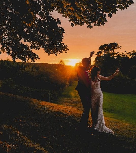 Colourful wedding at Swarling Manor, Kent