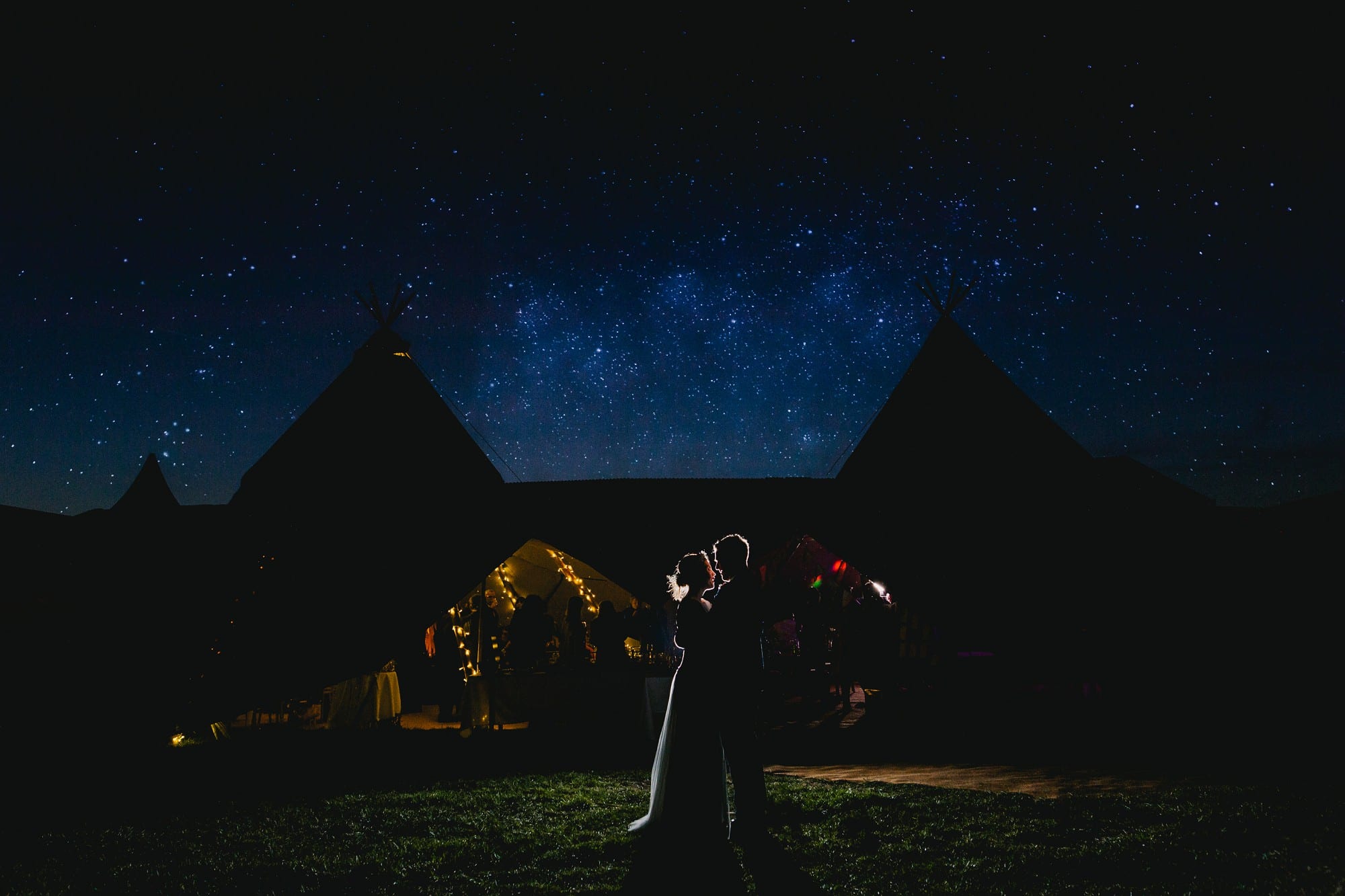 Under the stars - Buckinghamshire Wedding Photographer