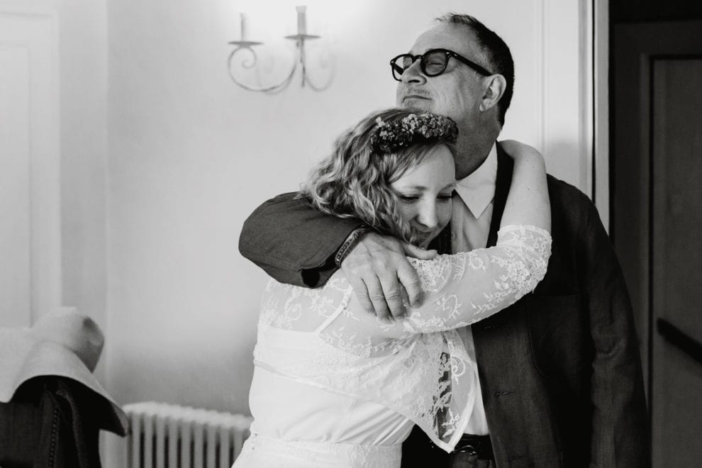 My best wedding photography 2017_Bryony and her dad at Bruisyard Hall