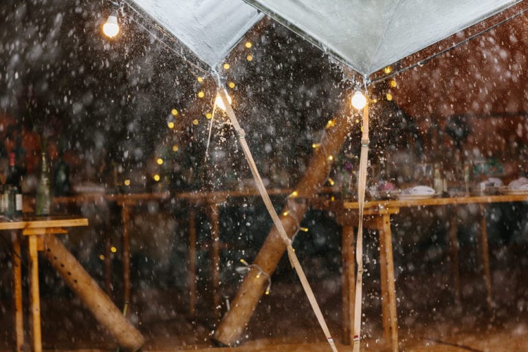 Weather proofing your wedding venue