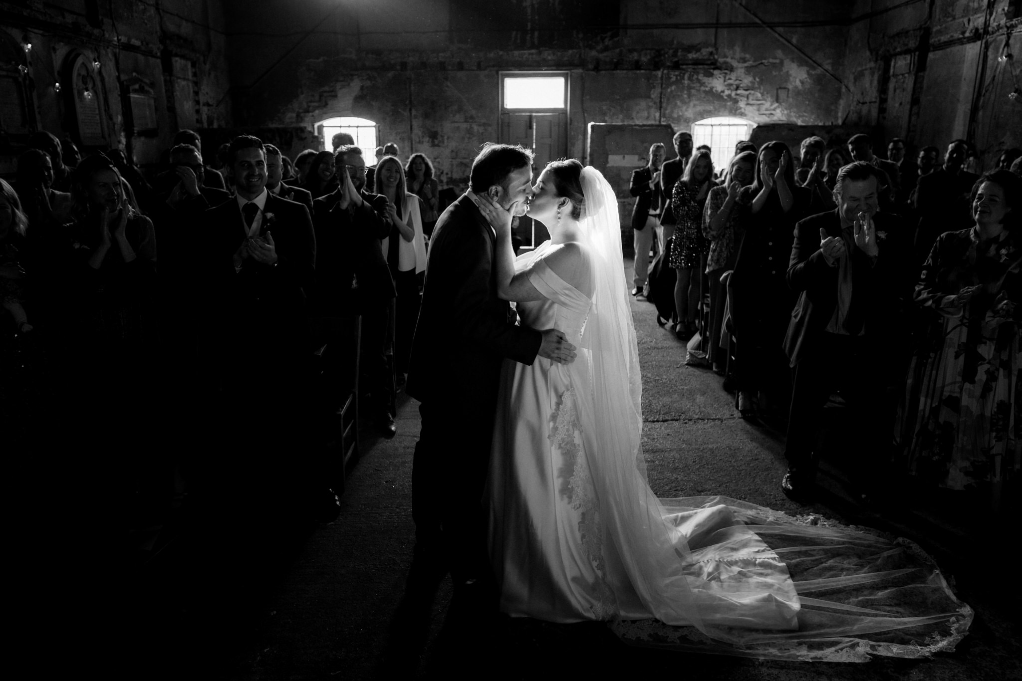 Just married at The Asylum Chapel wedding