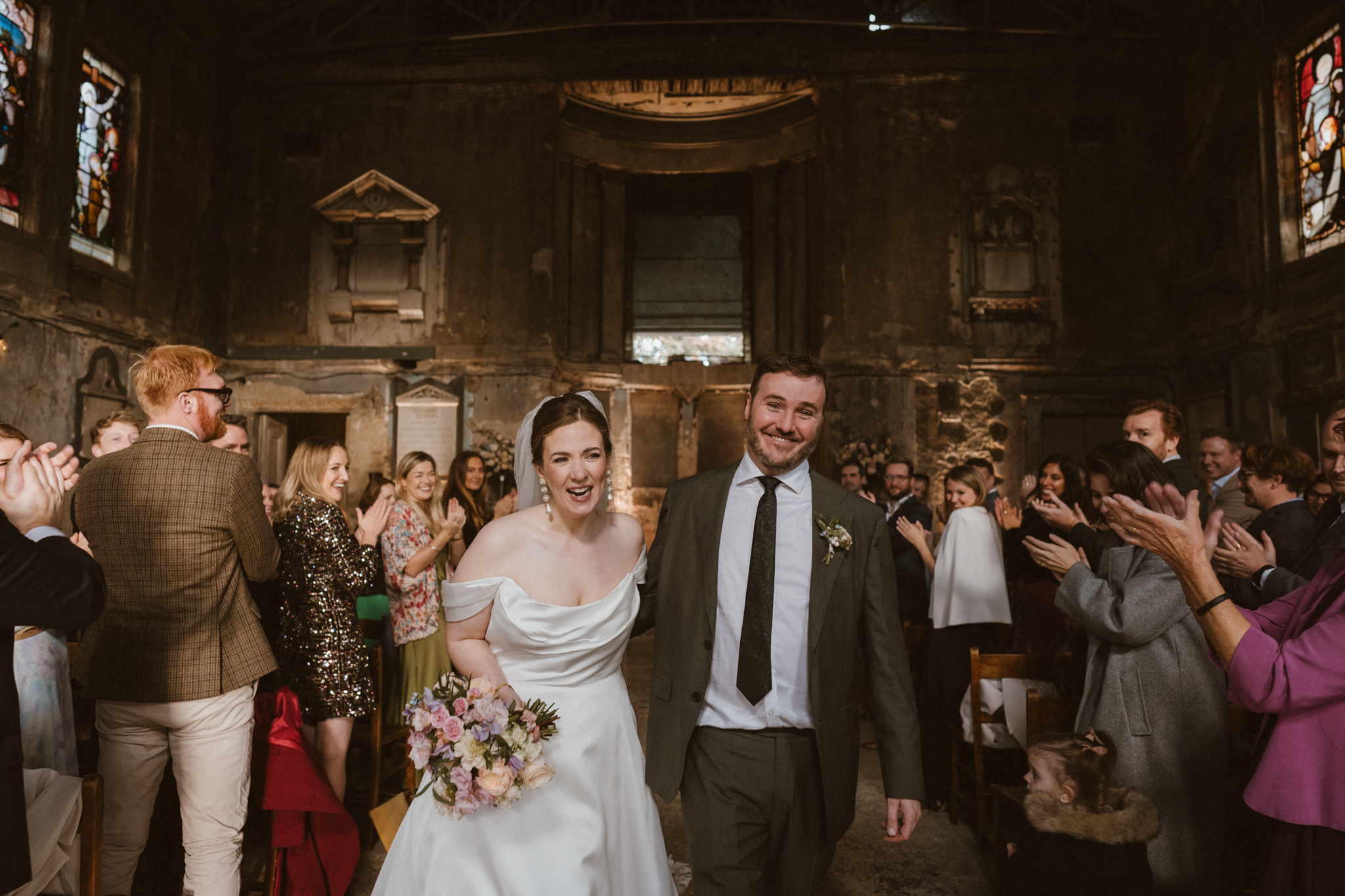 Just married - at The Asylum Chapel