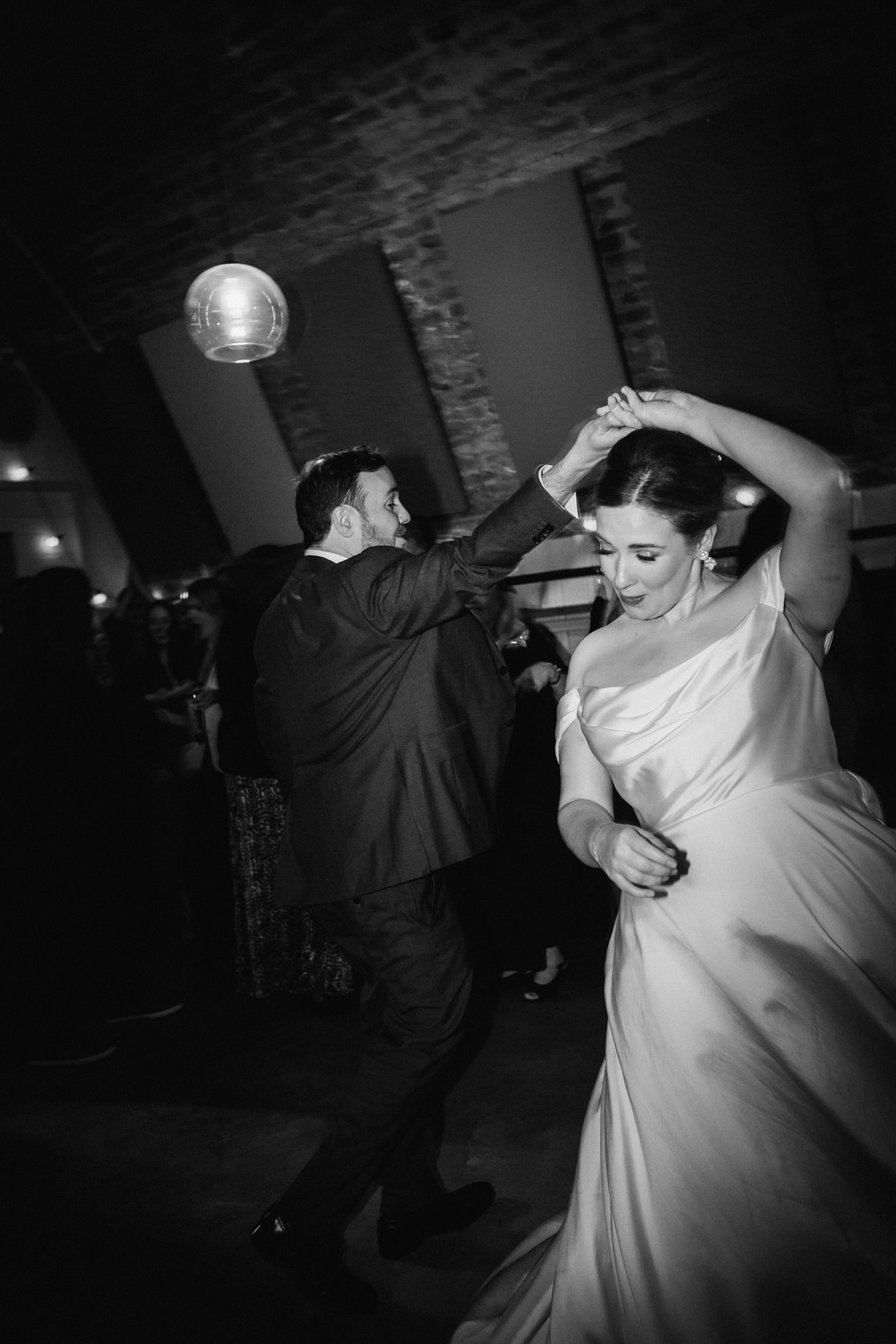 Dancing at AMP studios Peckham - The Asylum Chapel Wedding