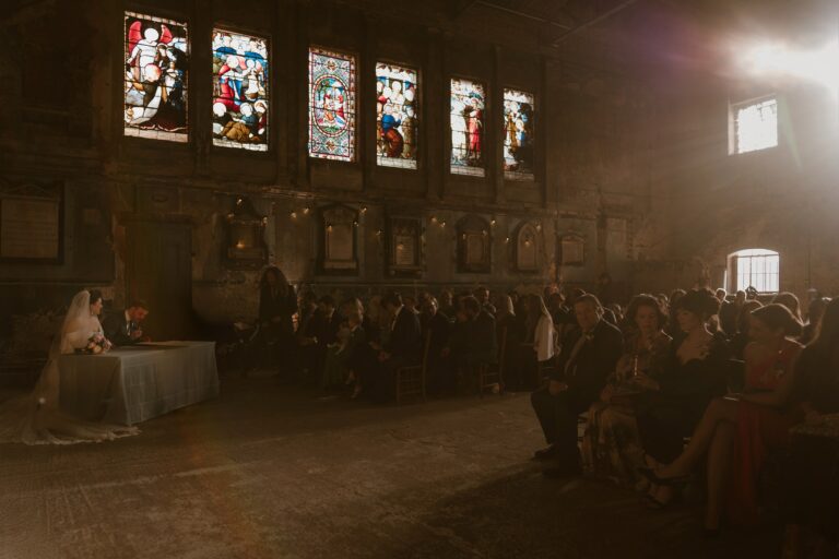 Light At The Asylum Chapel - London Wedding Photographer