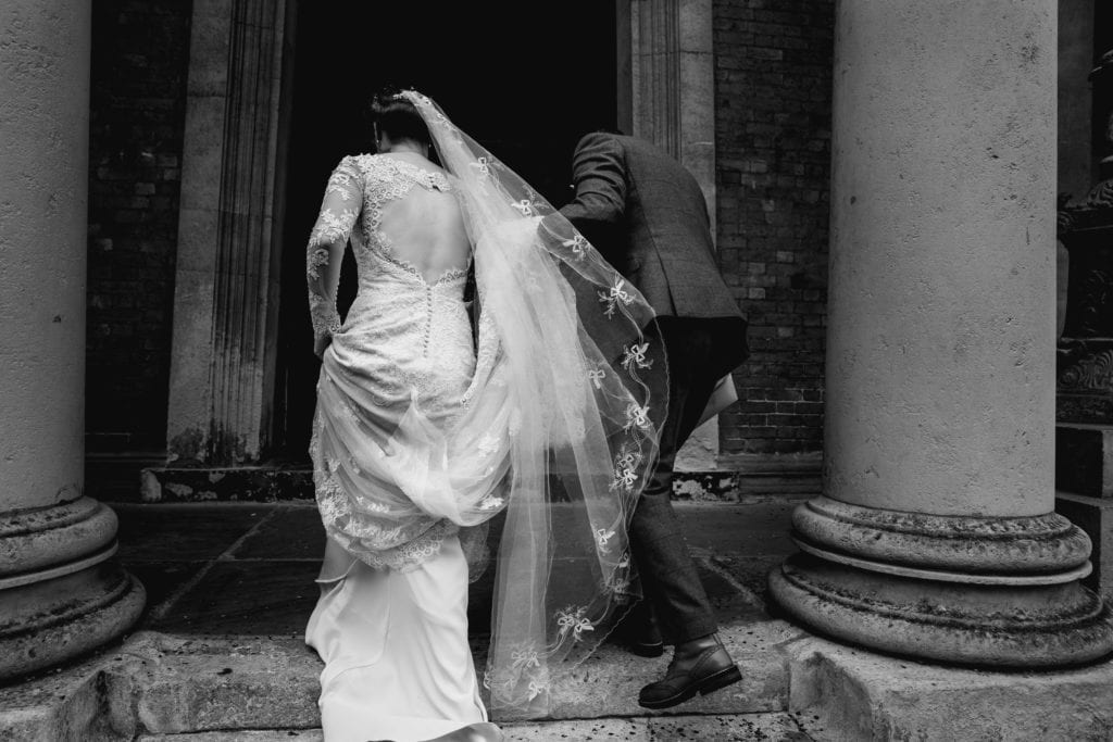 Walking in to the Asylum Chapel in london