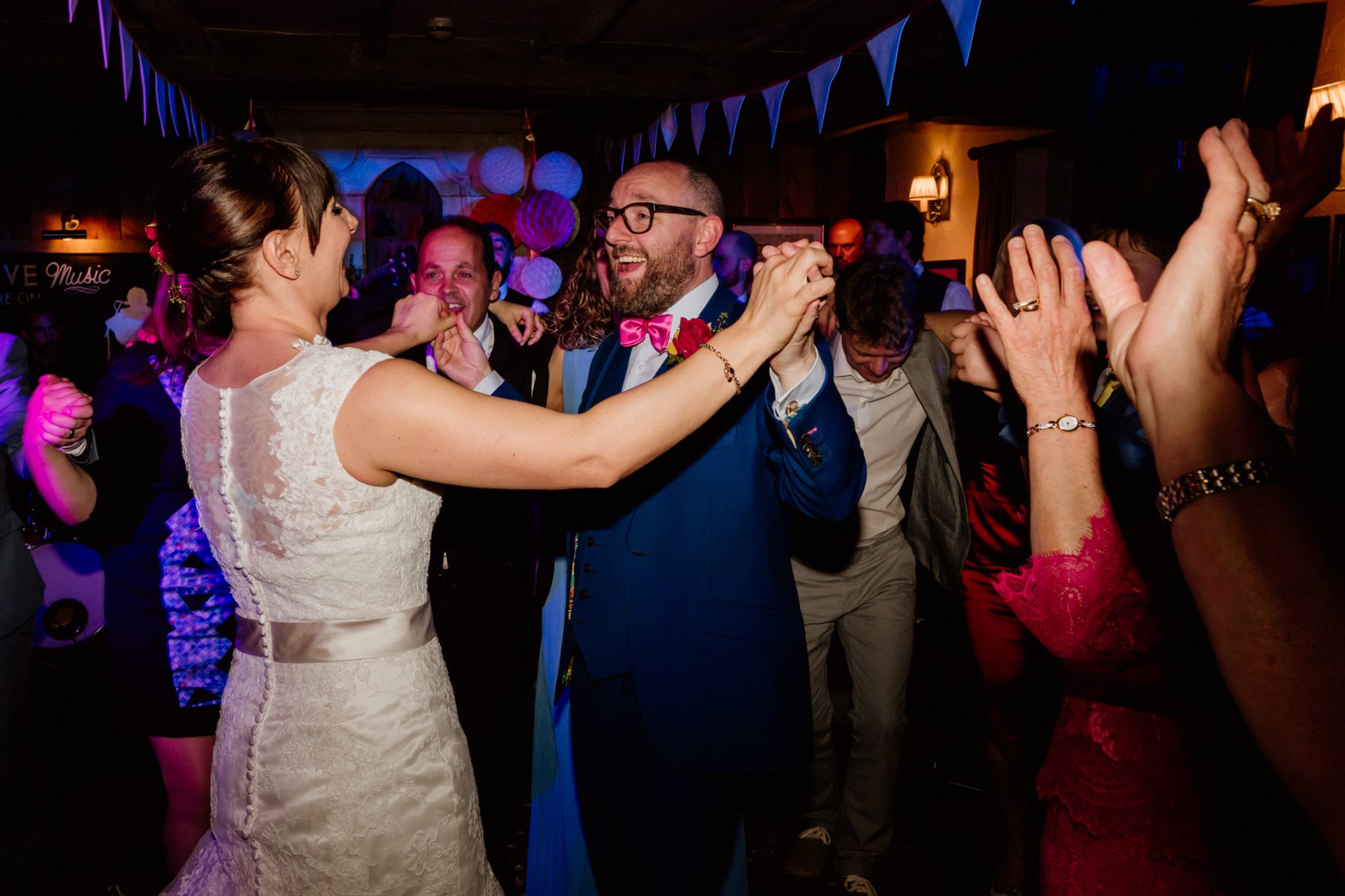 First Dance at The Five Bells in Stanbridge wedding - Leighton Buzzard Wedding Photographer