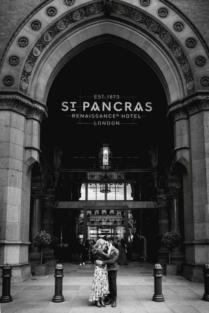 St Pancras Love Shoot in London