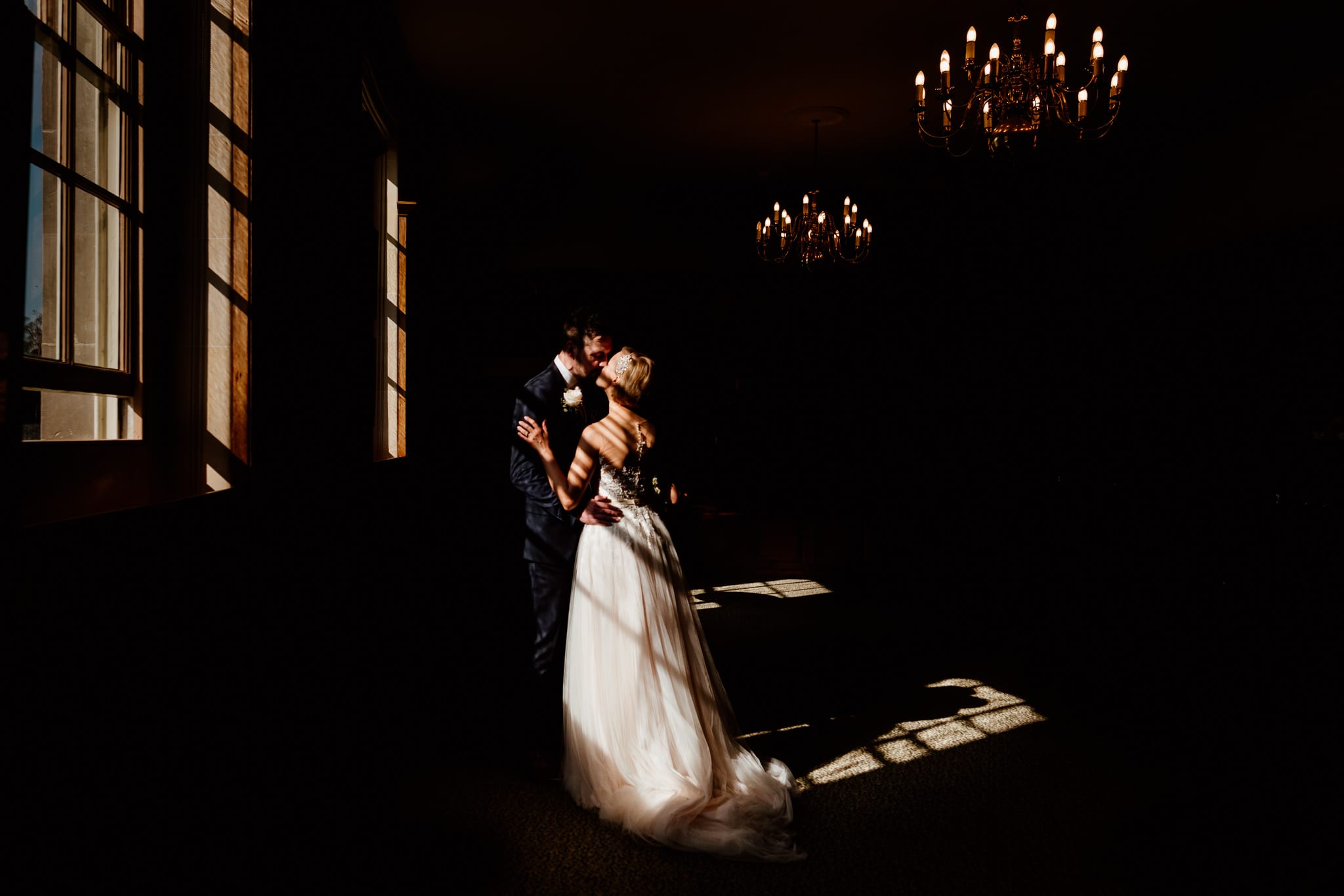 In the light. The Sculpture gallery at Woburn Abbey Wedding Photography