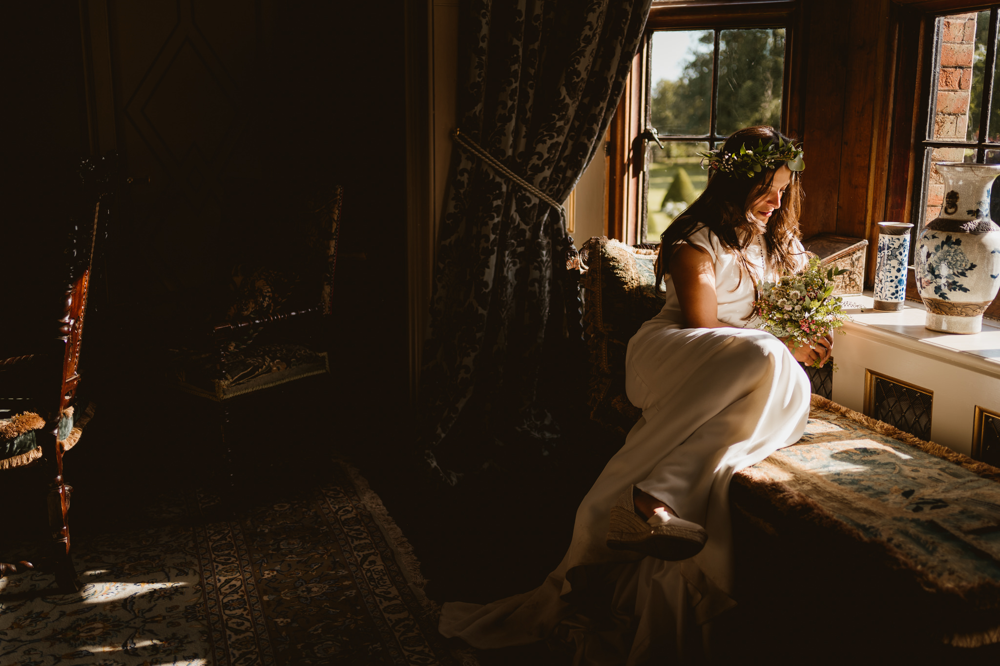Beautiful portraits in the house - at Chenies Manor House, Buckinghamshire