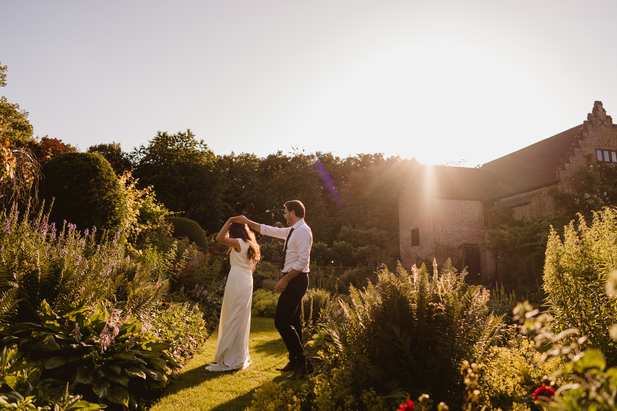 Dancing at sunset - Chenies Manor House, Buckinghamshire