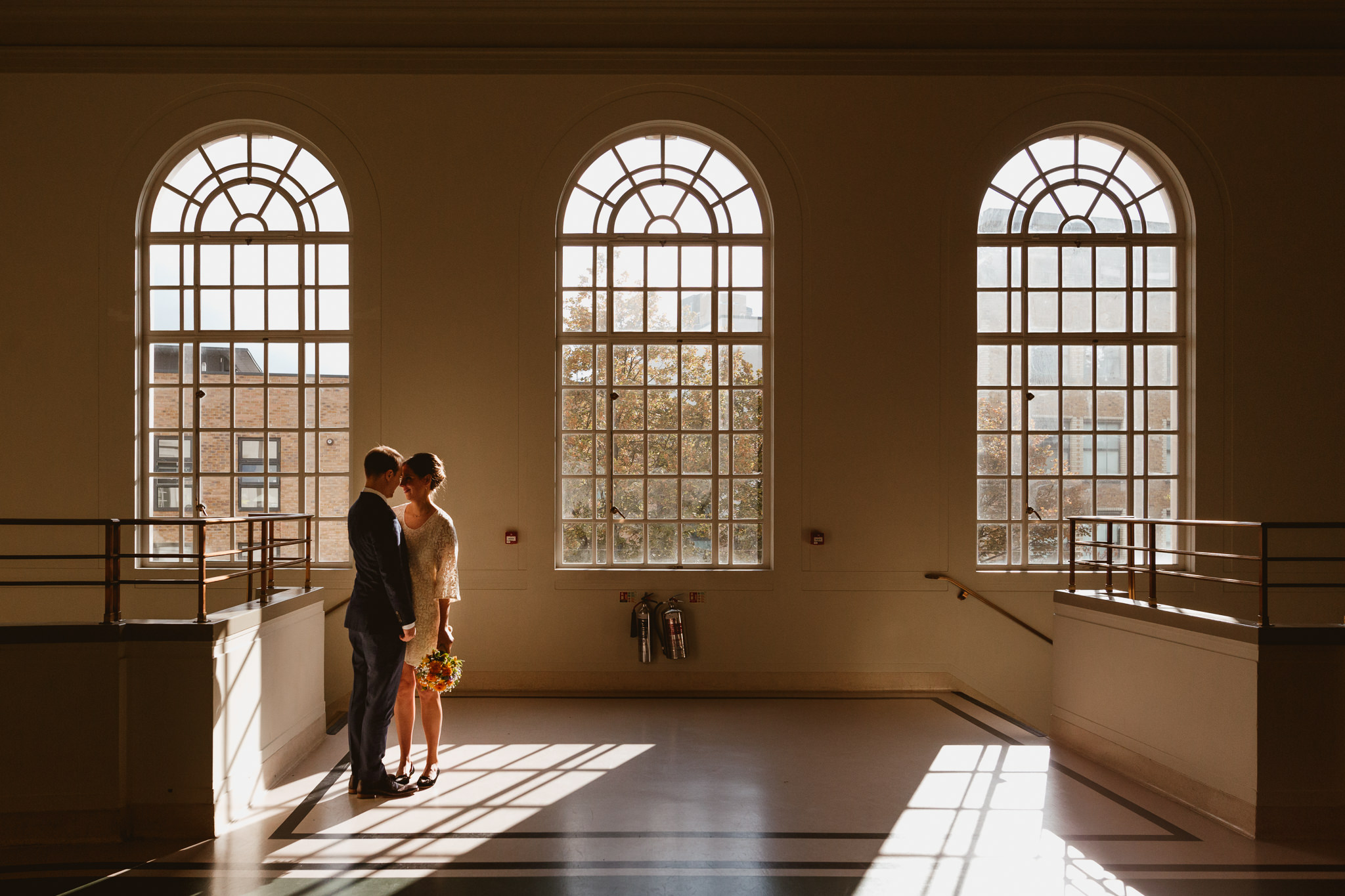 Light at Hackney Town Hall Wedding Photography