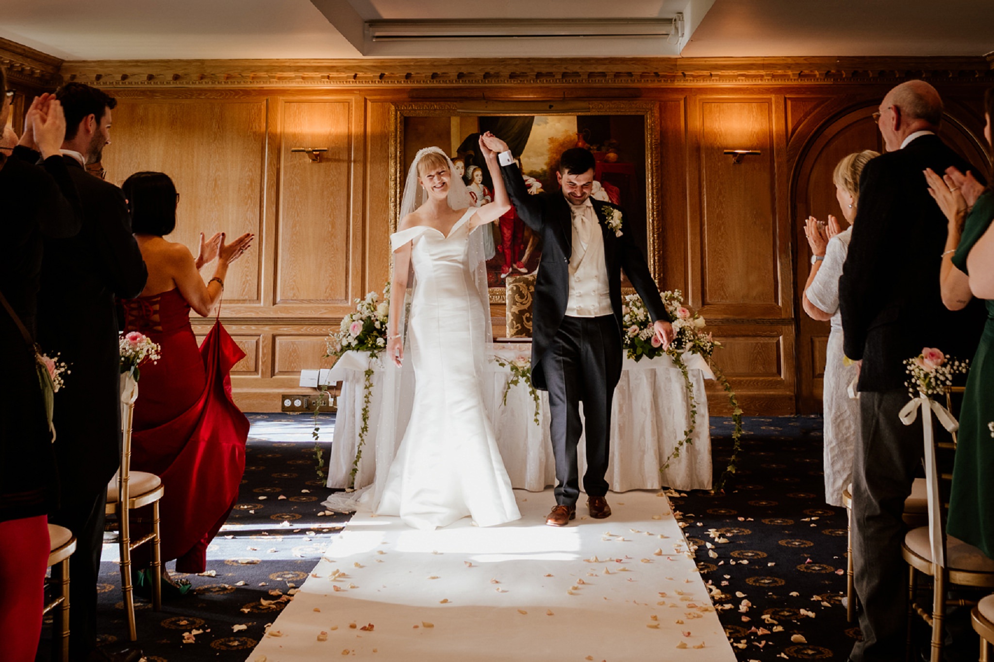 Just married - at Brocket Hall Wedding