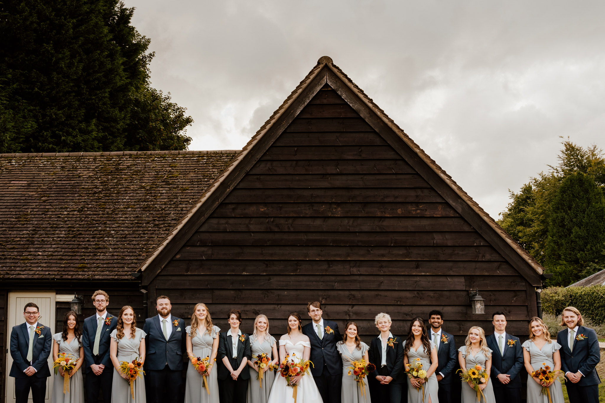 Group photos at Kings Chapel Wedding Photography