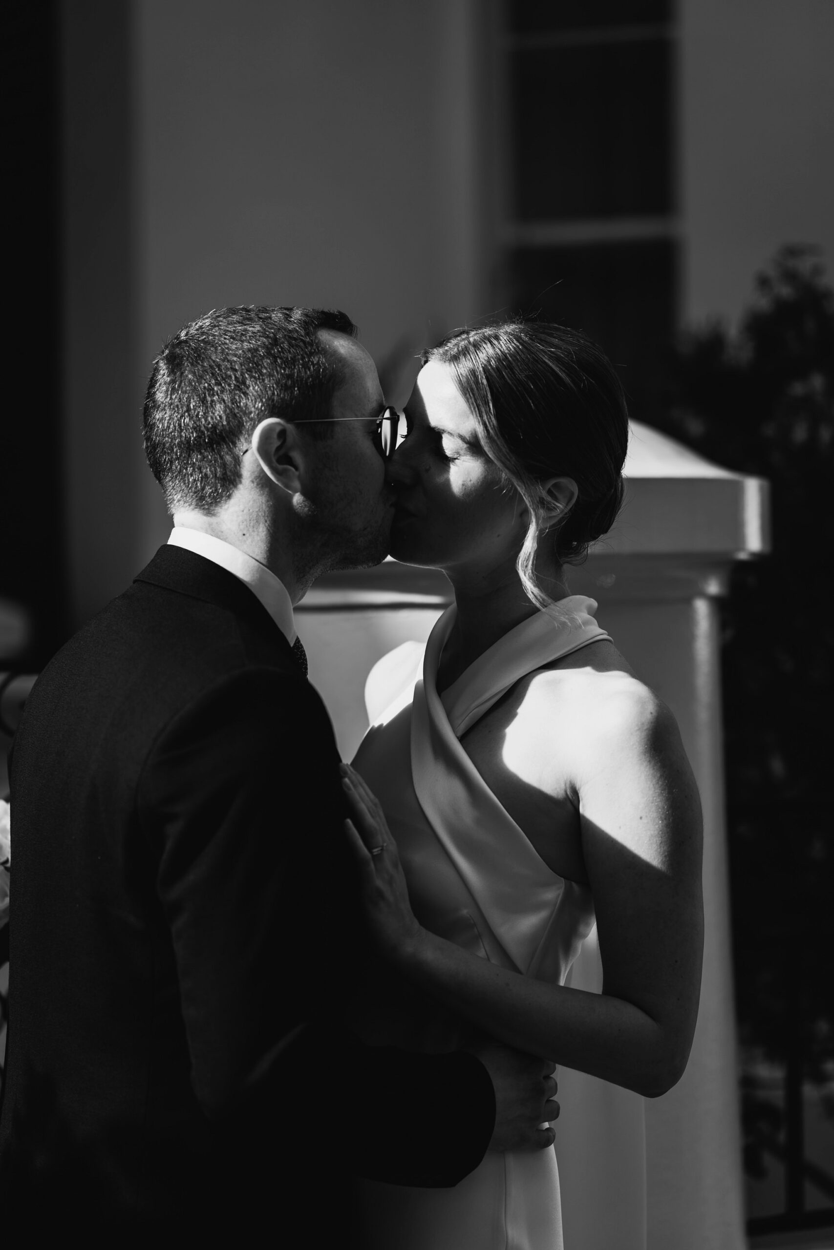 Wedding kiss - real moments - Fine Art Wedding Photojournalism London
