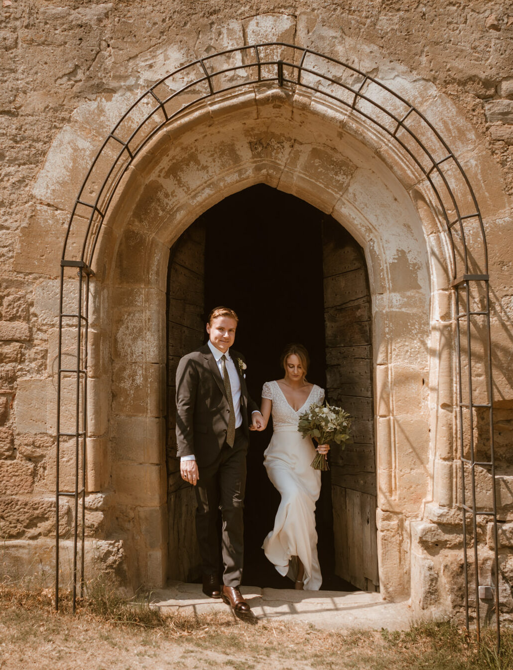 Just married at Chateau de Queille - destination wedding photographer