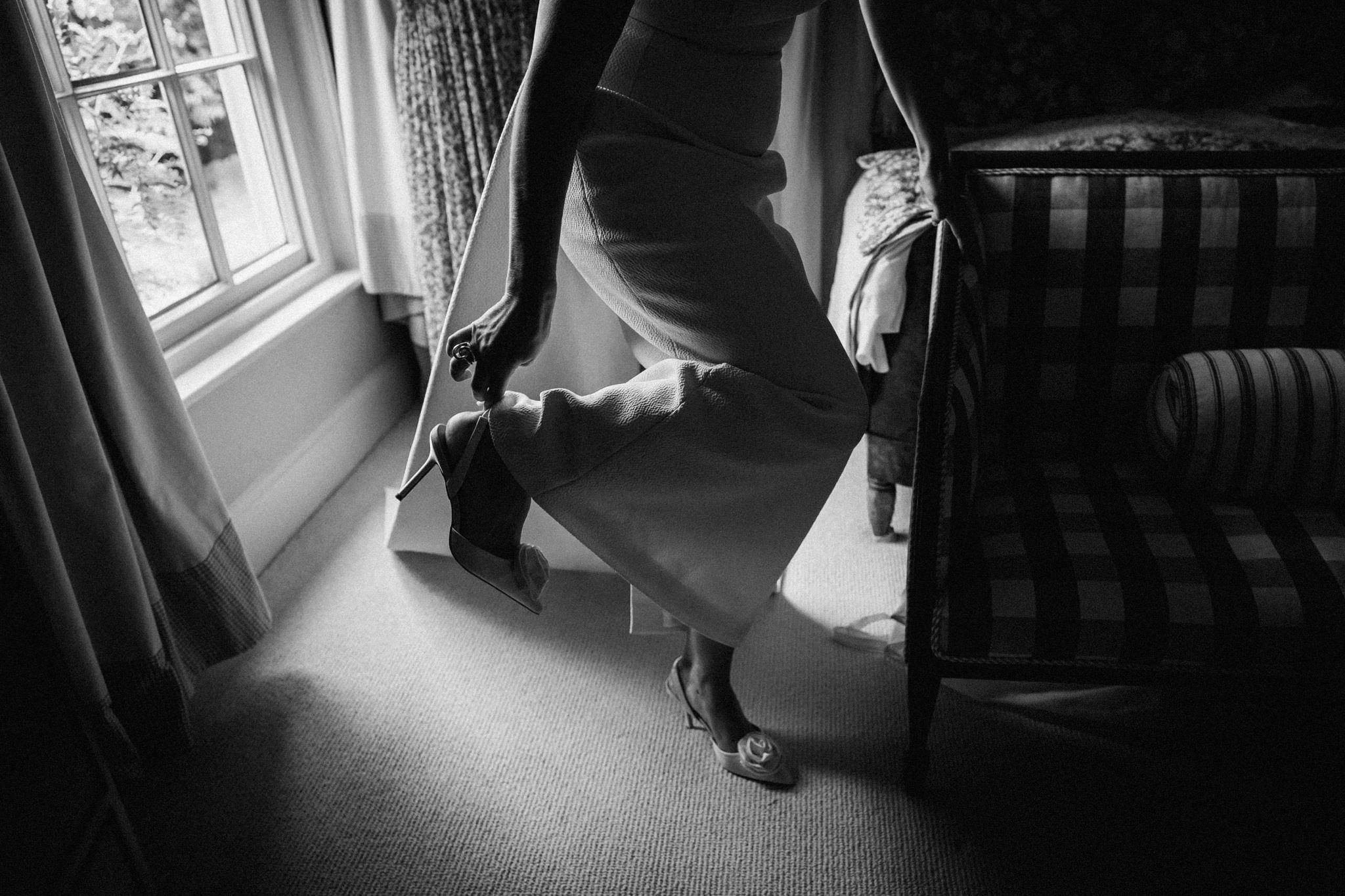 Shoe photo using Artistic Documentary Wedding Photography