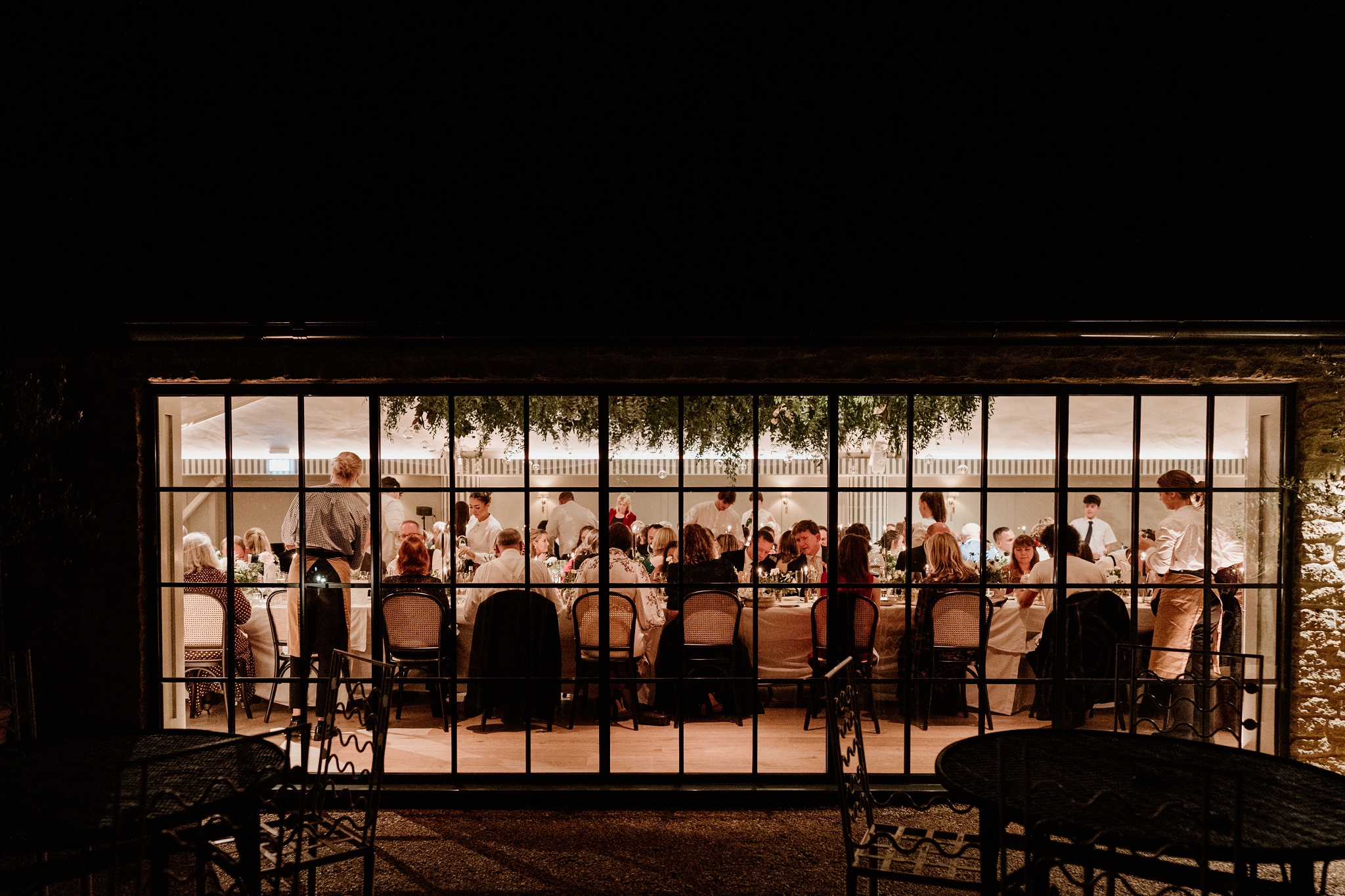 The beautiful dining room at Kin House