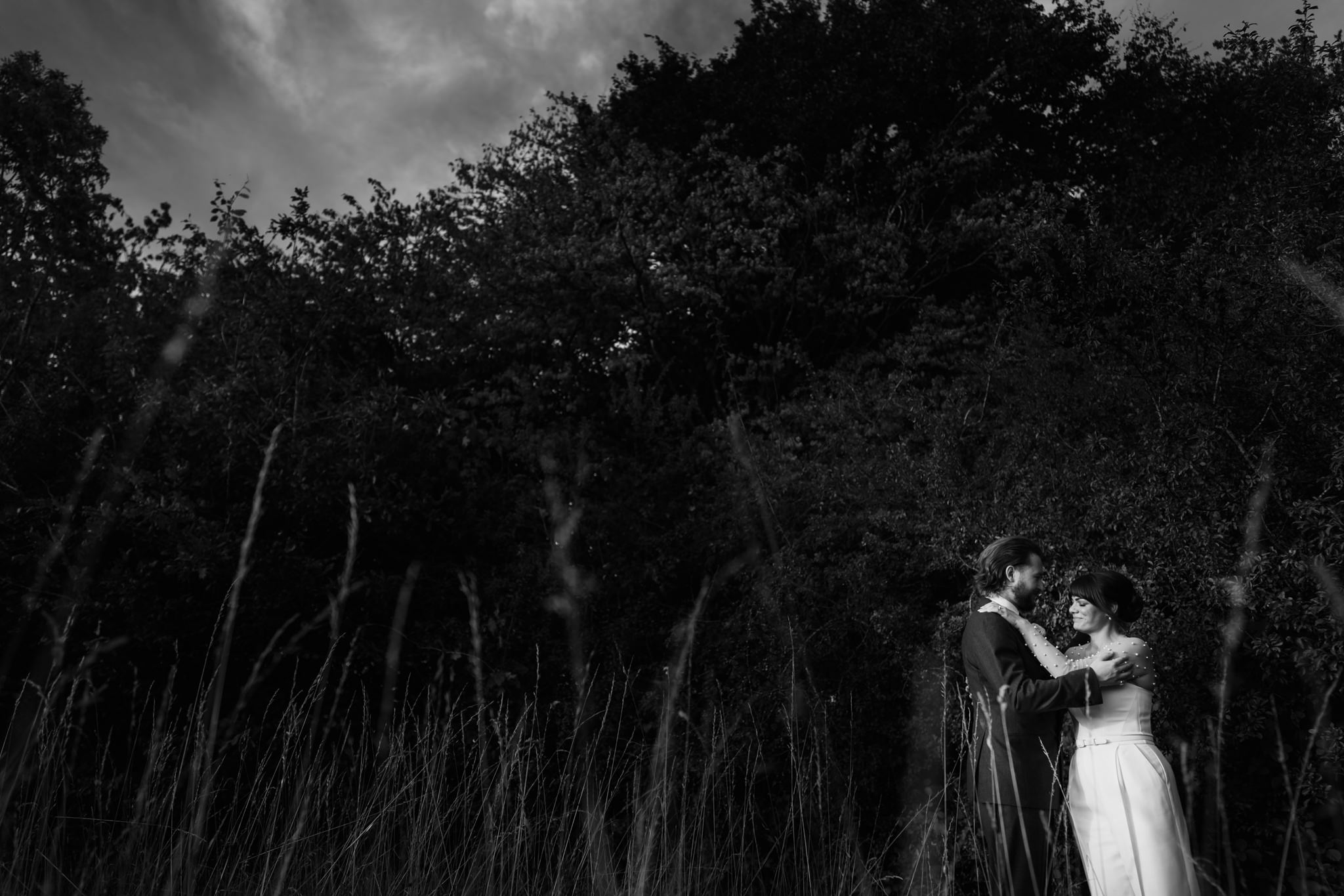Couple in corn field - Bedfordshire Wedding Photographer