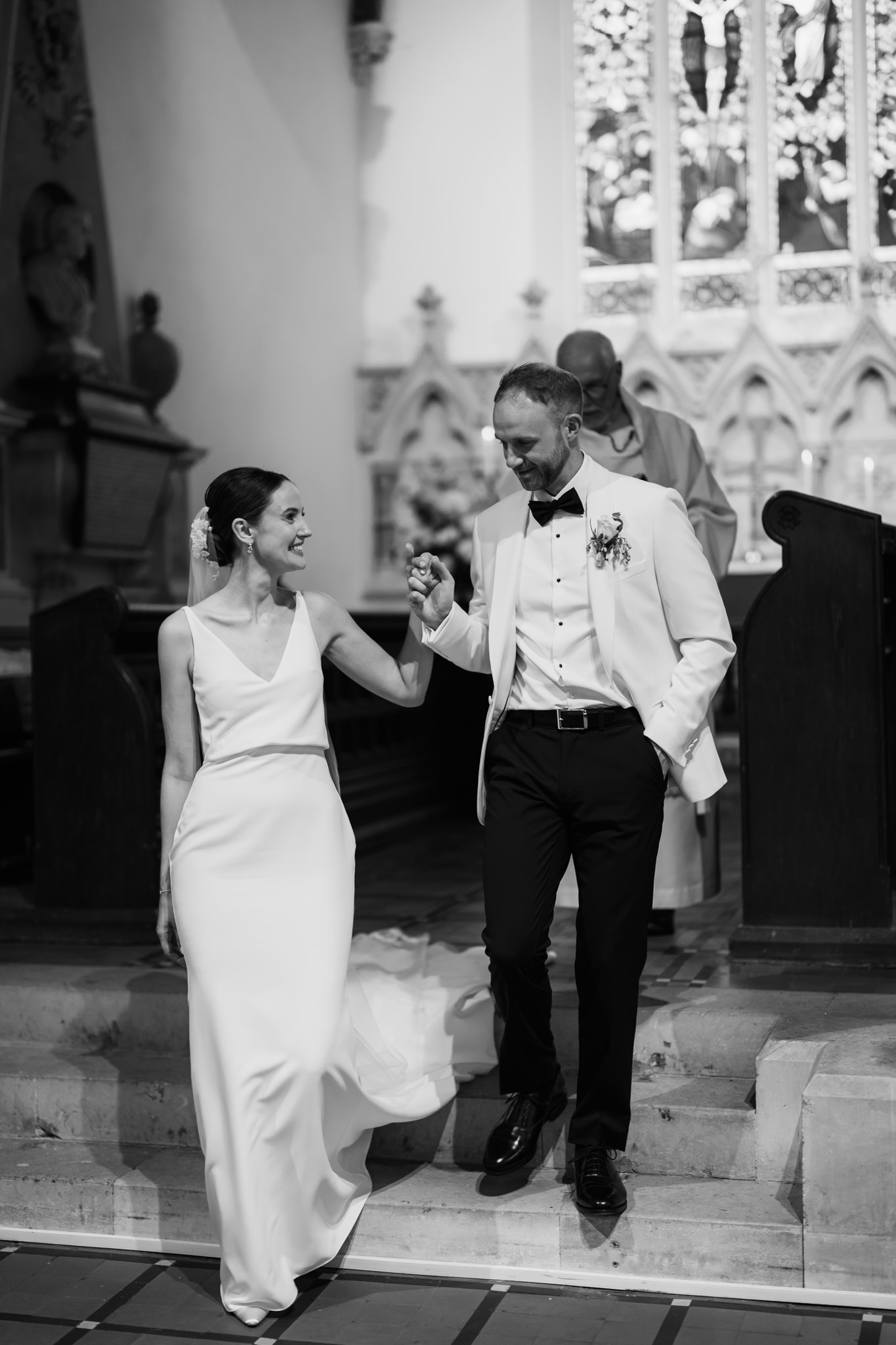 Tender wedding moments