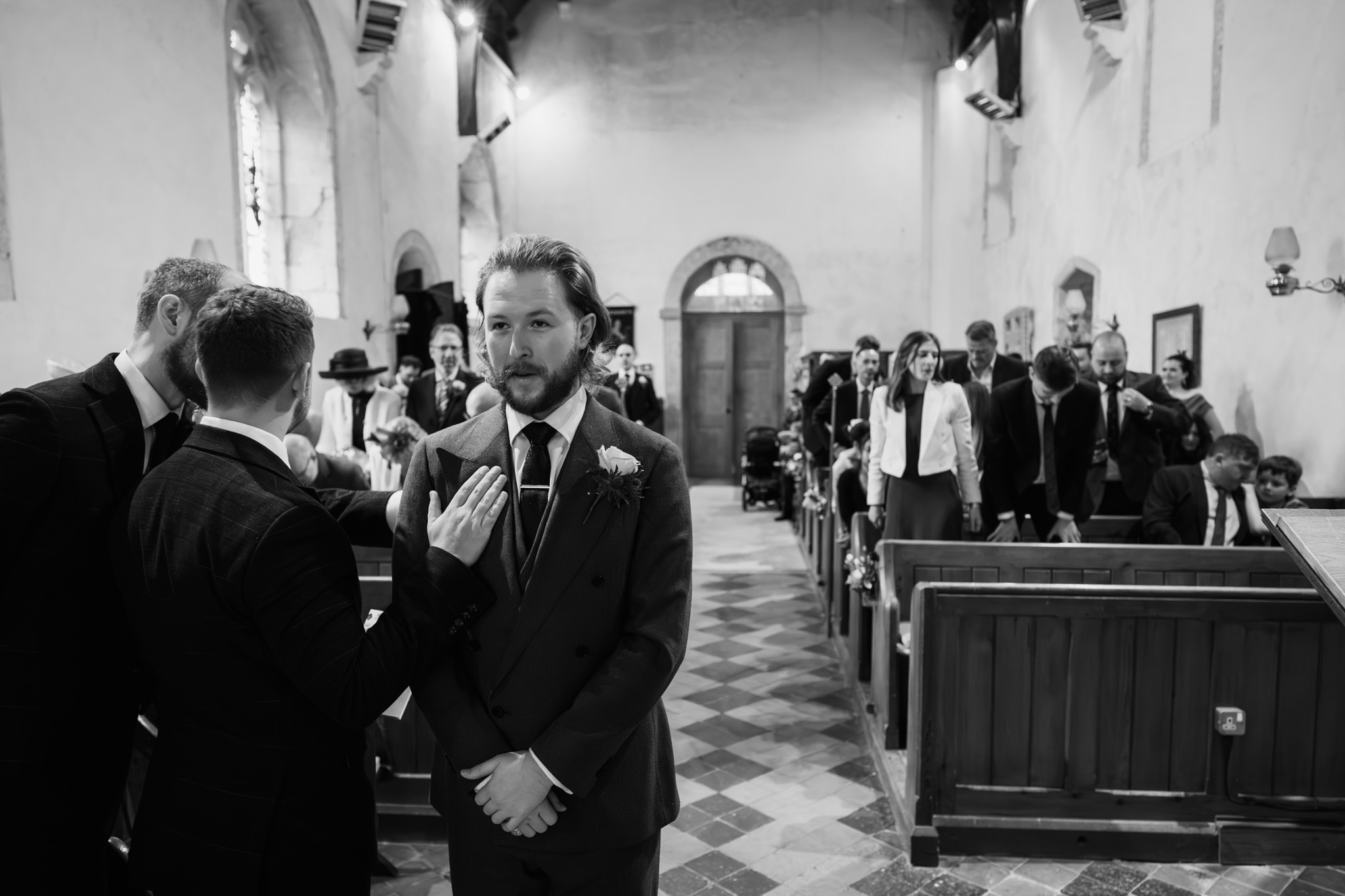 Tender wedding moments