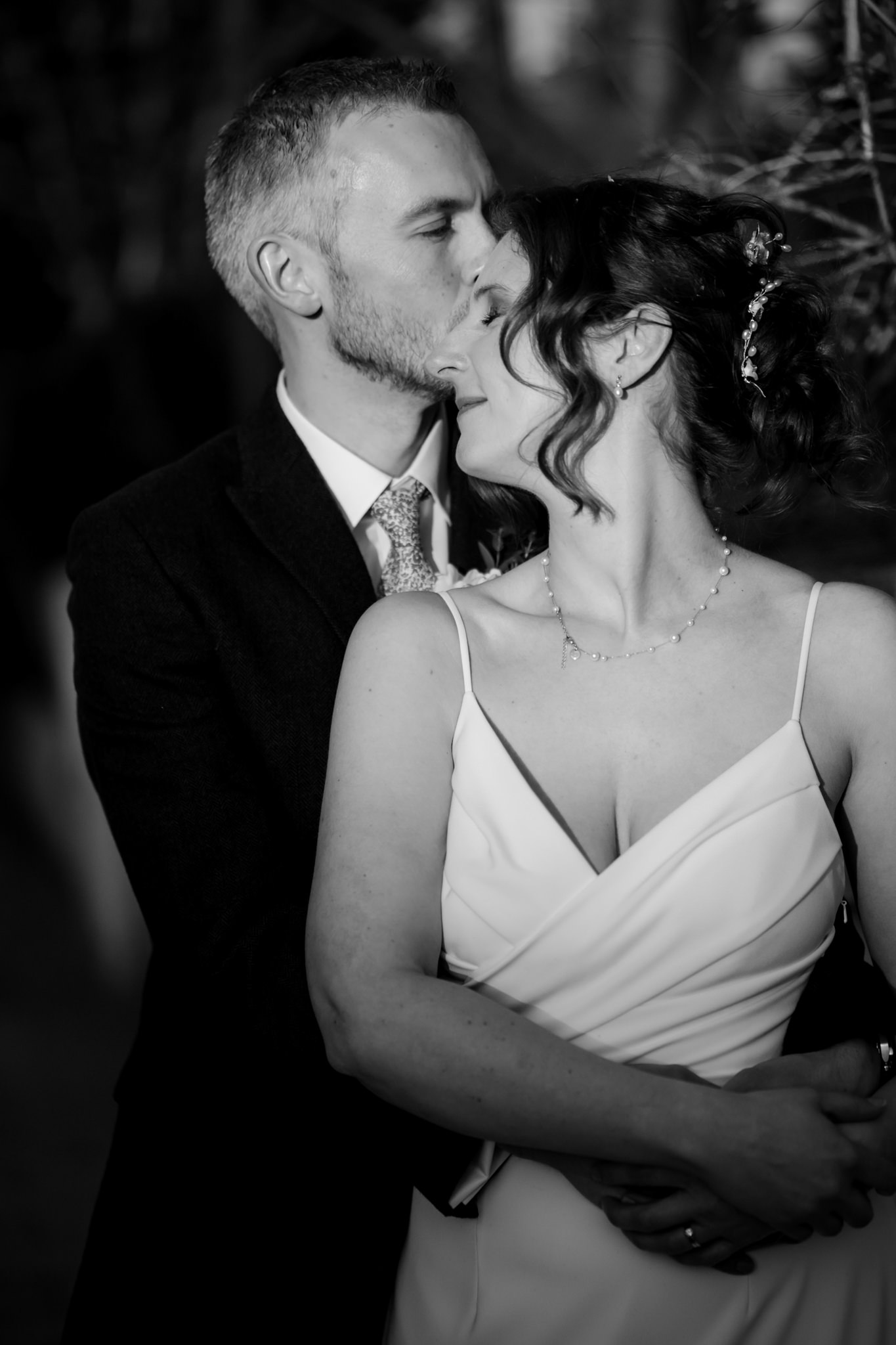 Tender wedding moments