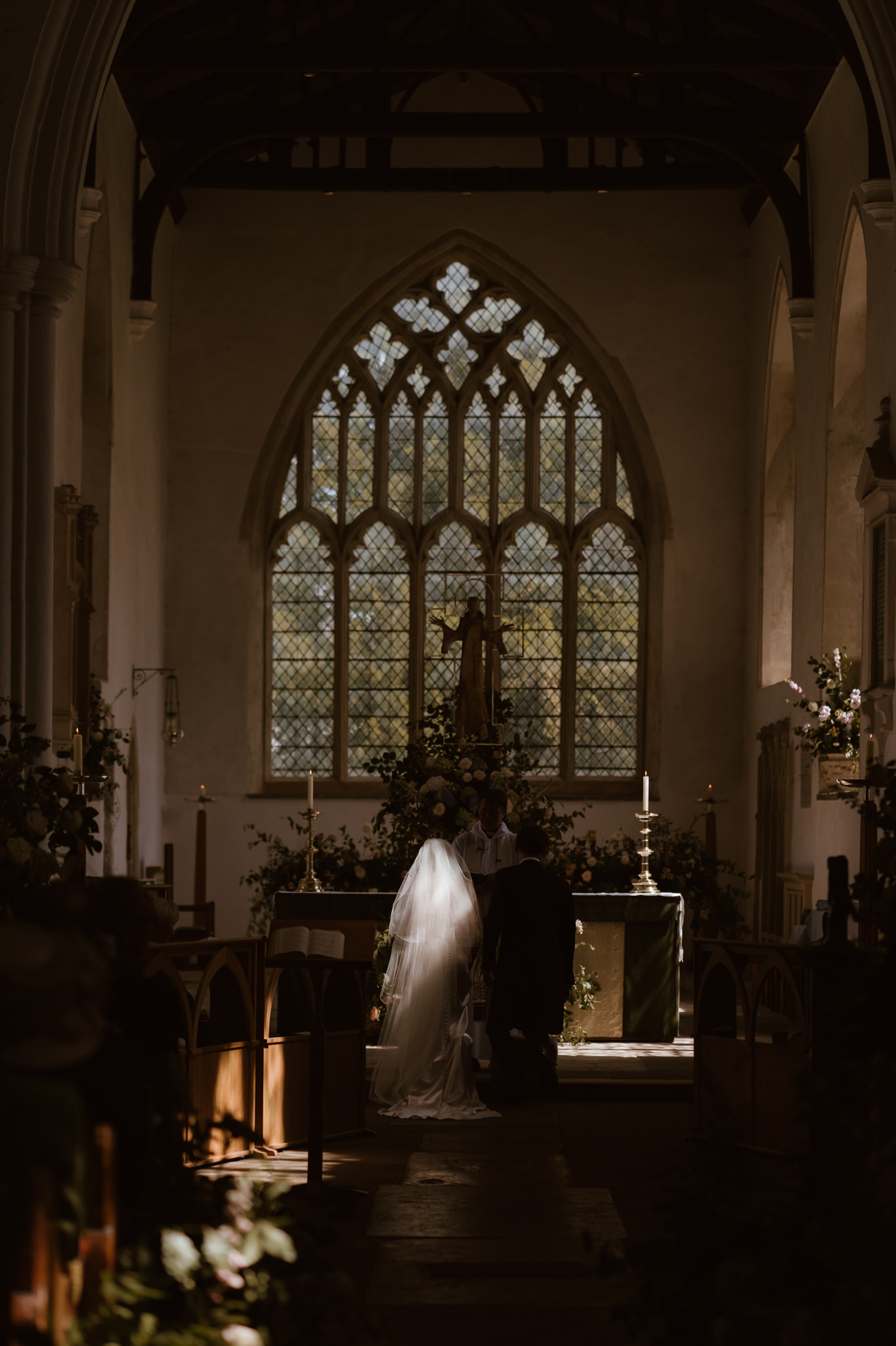 Bride in beautiful light - Hertfordshire Wedding Photographer