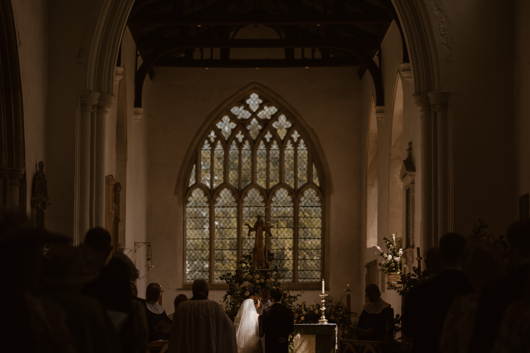 Bride in beautiful light - Hertfordshire Wedding Photographer