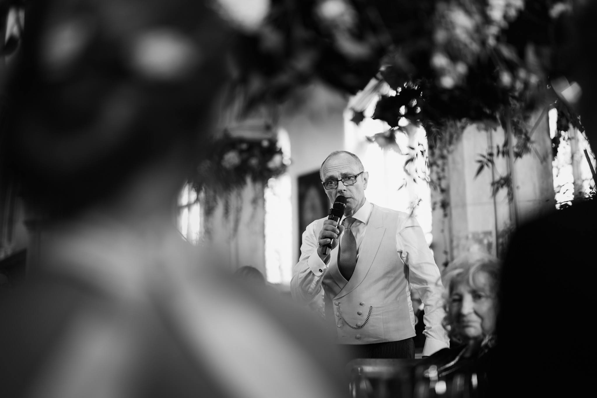 The speeches in beautiful light - Hertfordshire Wedding Photographer