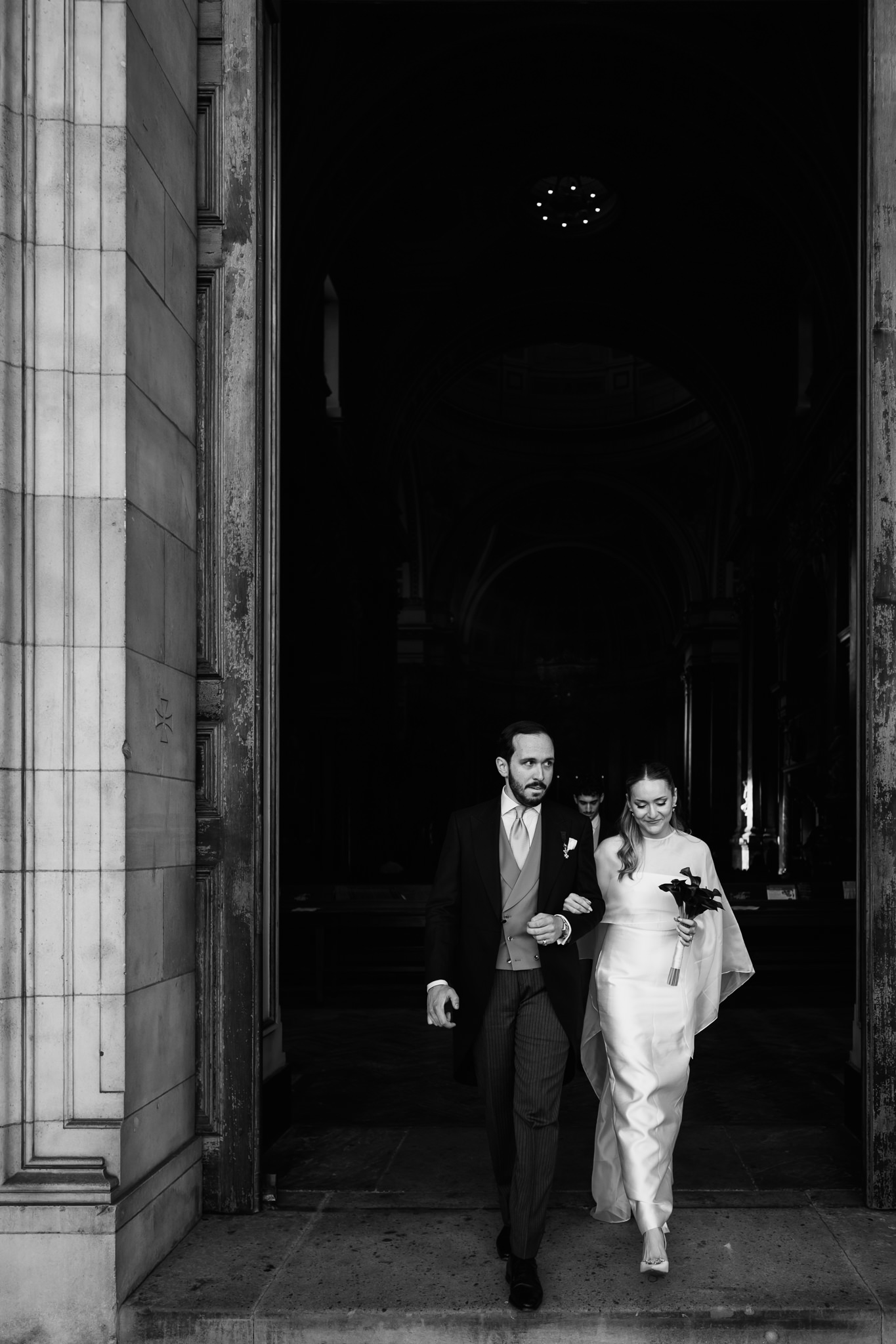 Getting married at an intimate service at Brompton Oratory Wedding Photography