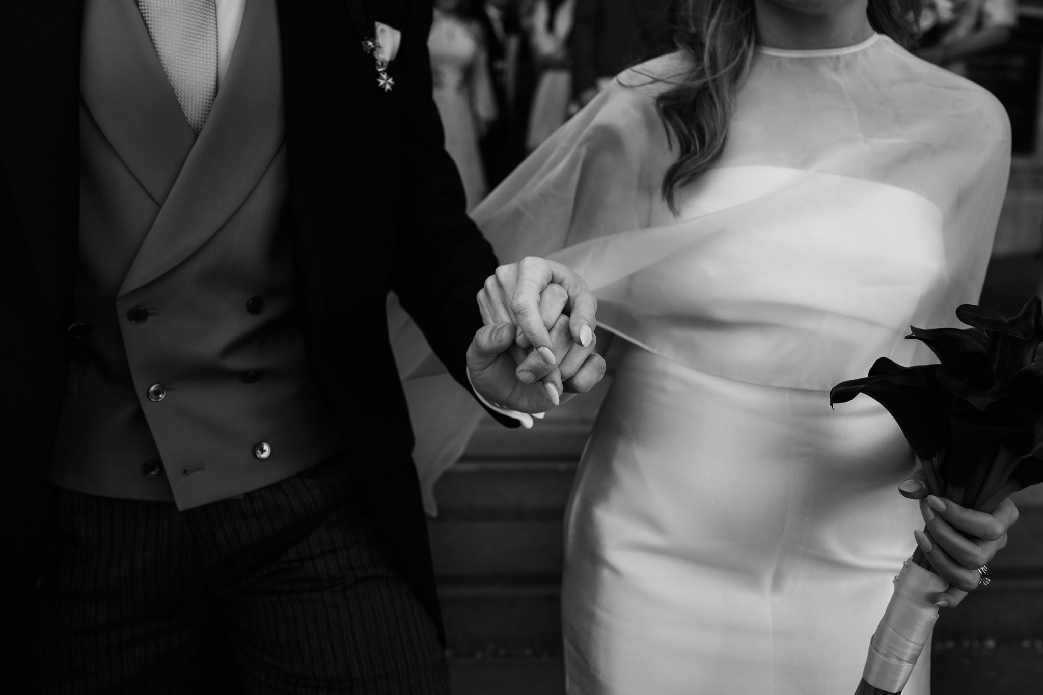 Getting married at an intimate service at Brompton Oratory Wedding Photography